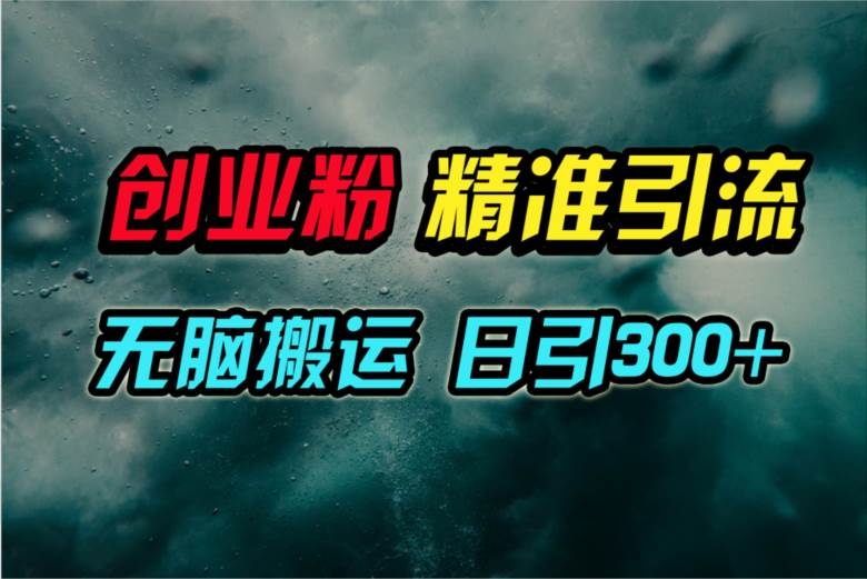 视频号纯搬运日引300+创业粉教程！-俗人博客网